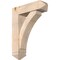 Ekena Millwork Thorton Arts and Crafts Smooth Bracket w/ Offset Brace, Douglas Fir, 7 1/2"W x 26"D x 34"H BKT0806X26X34THR03SDF - alternate 1